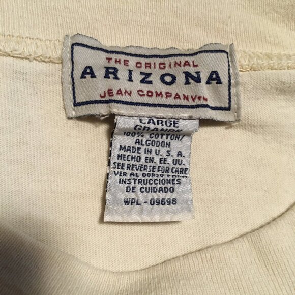 Vintage Arizona Jeans Company USA AJC AZ1988 Men T Shirt LARGE - Picture 7 of 8